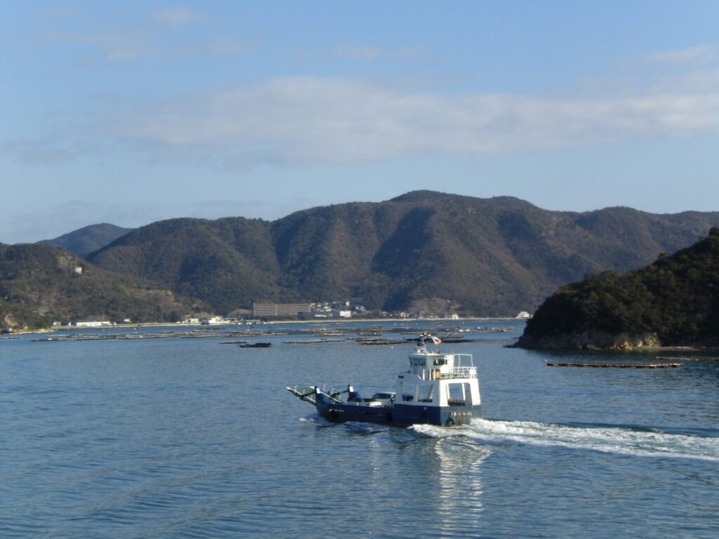 岡山　日生　牡蠣養殖